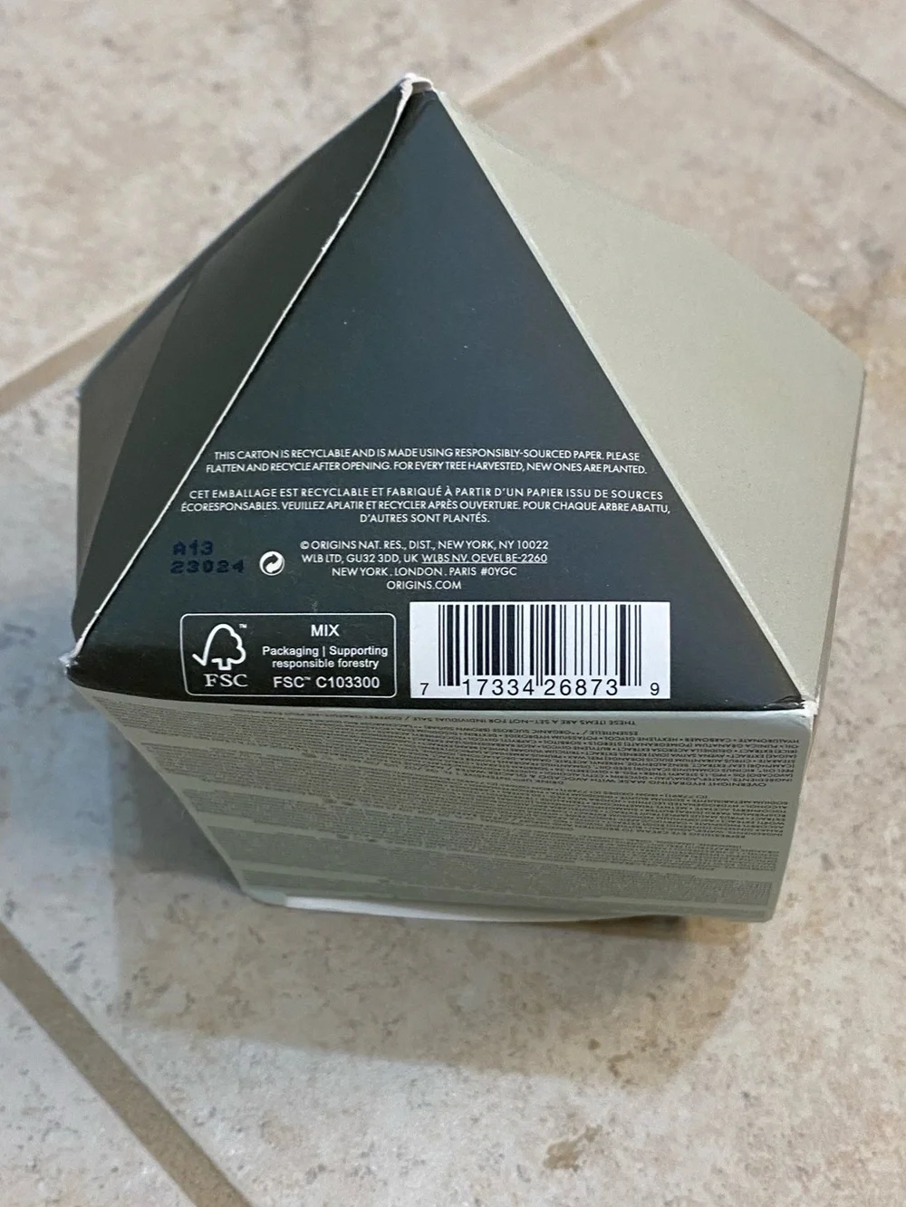 Origins brand new